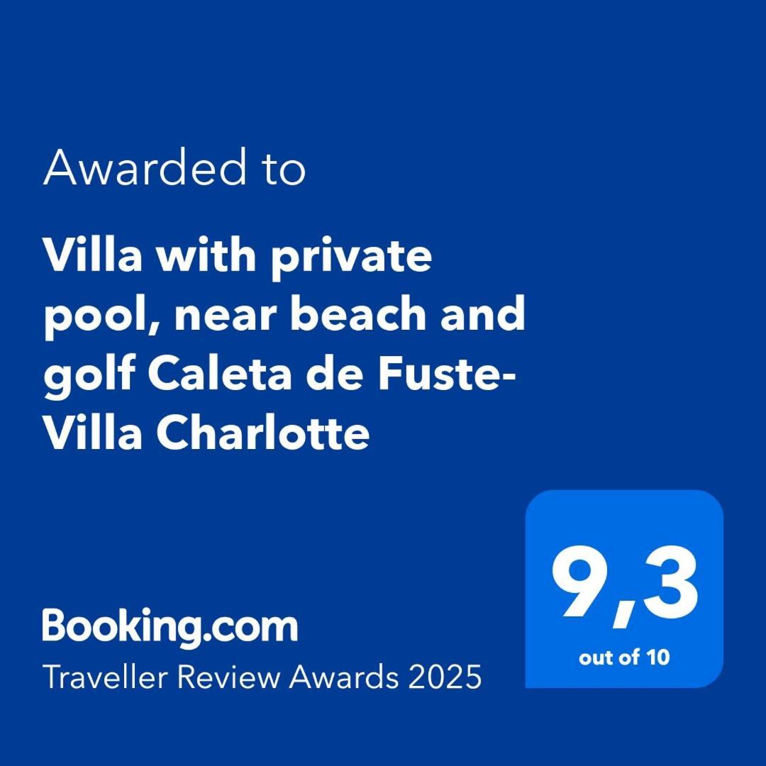 Villa With Private Pool, Near Beach And Golf Caleta De Fuste- Villa Charlotte Costa De Antigua Exterior foto